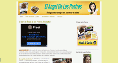 Desktop Screenshot of elangeldelospostres.net